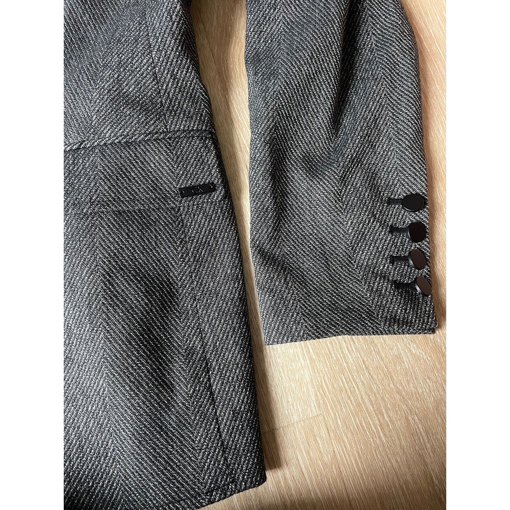 Calvin Klein Women's Blazer Size 6‎ Suit Jacket Two Button Gray Modern Career - Picture 12 of 16